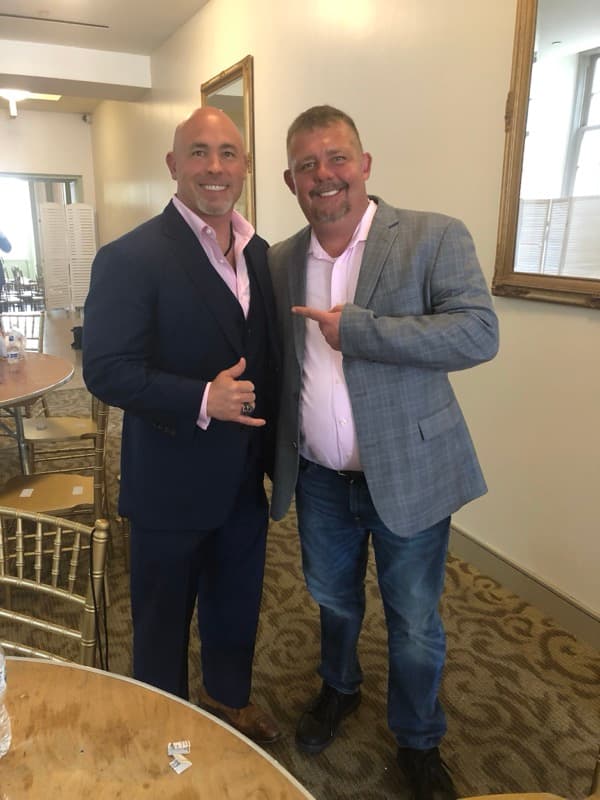 Tim Johnson with Jason Sisneros